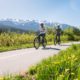 Bikers on Valley Trail in Whistler BC